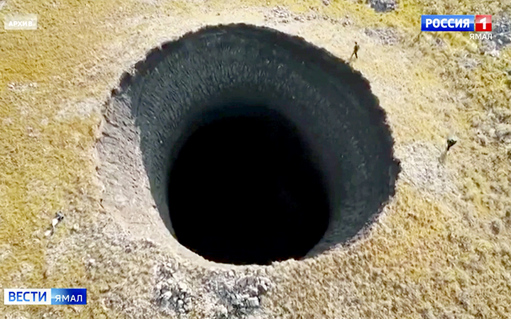 Climate Bombs: Massive Methane Crater Opens Suddenly in Siberia After Permafrost Explodes