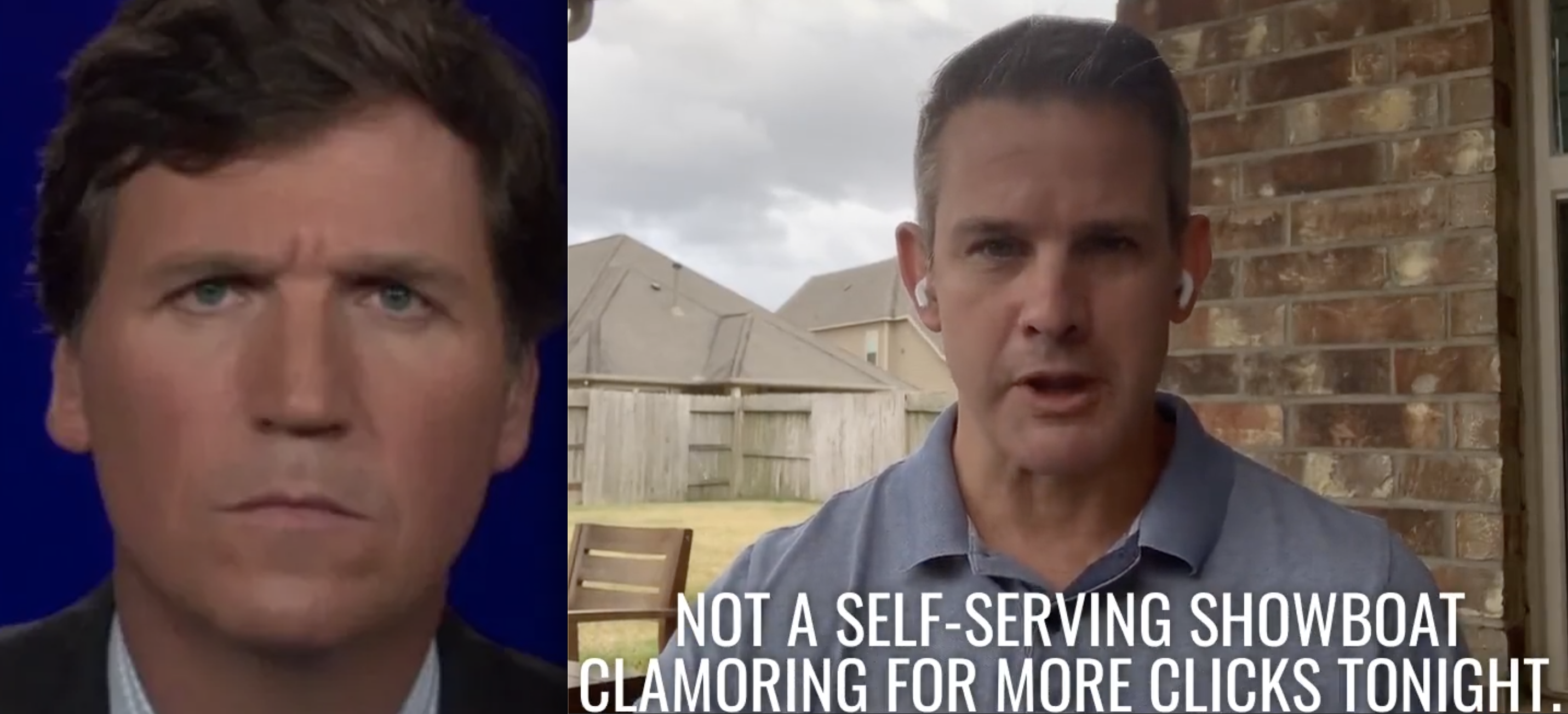 Video: GOP Rep. Adam Kinzinger Verbally Body-Slams Tucker Carlson for His ‘Evil’ Pro-Putin ‘Lies’; Calls Him ‘Self-Serving Showboat’